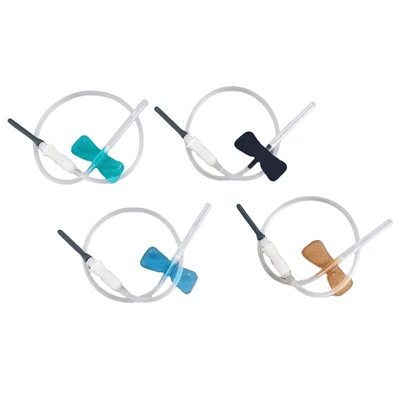 20G 21G 22G 23G 25G Kim bướm dùng một lần Luer Slip / Luer Lock